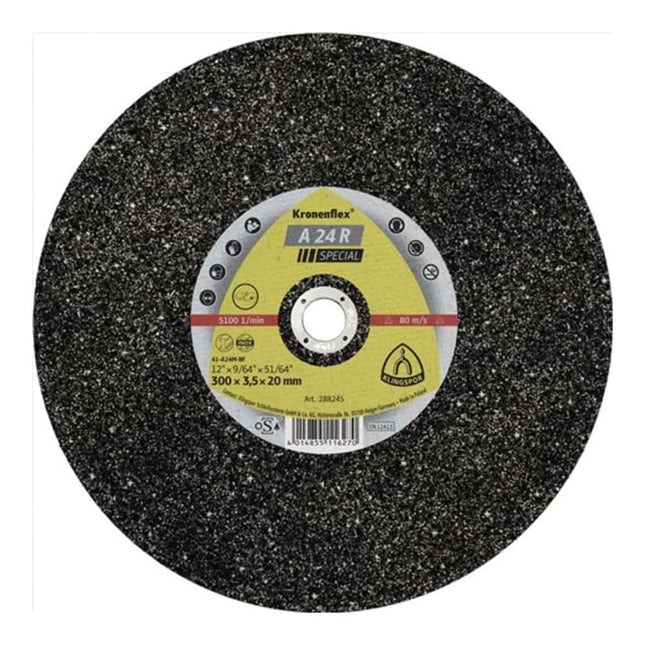 Disco de corte KLINGSPOR A 924 R Special D356x4mm recto ( 4000843063 )