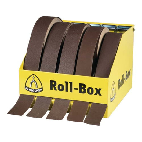 KLINGSPOR porta rotoli economici ROLL-BOX per 5 rotoli di 50 mm di larghezza ( 4000844133 )