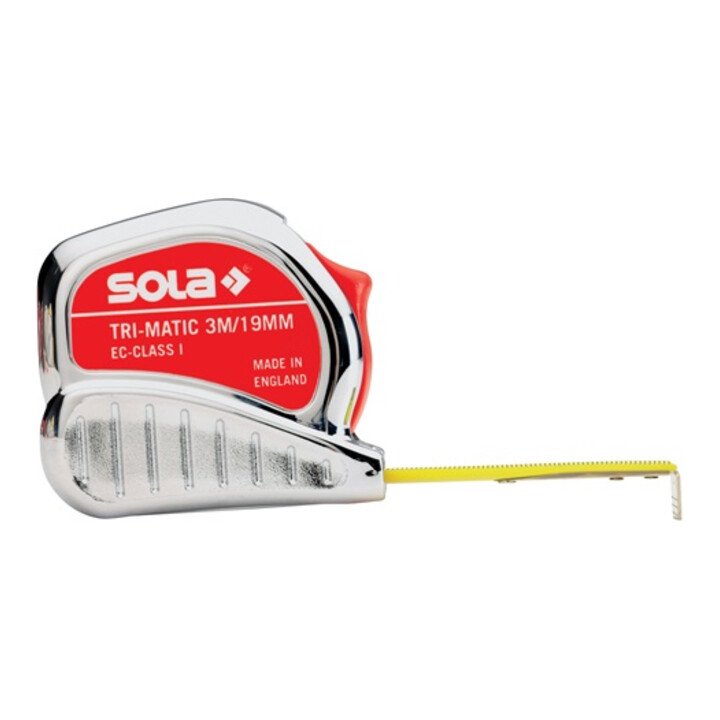 SOLA pocket tape measure TRI-MATIC length 5 m width 19 mm mm/cm ( 4000855091 )