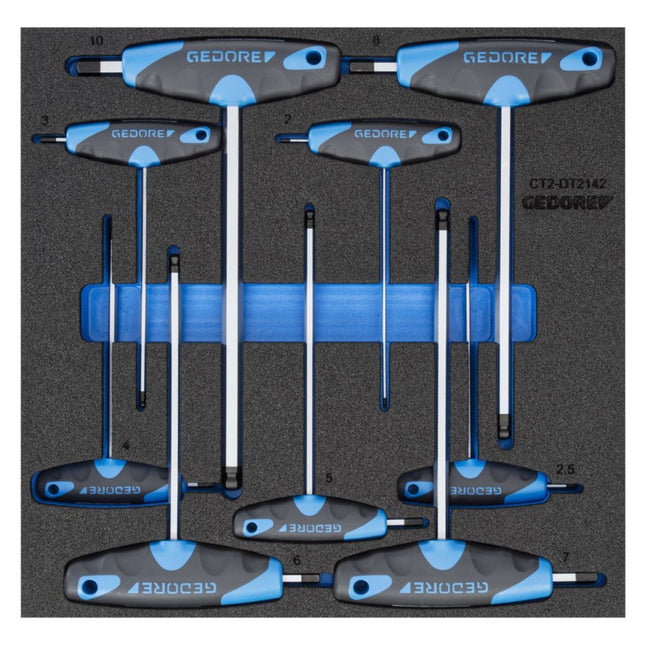 GEDORE moduł narzędziowy 1500 CT2-DT 2142 9-częściowy moduł 2/3 ( 4000881241 )