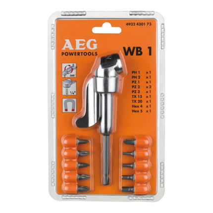 Fijación del tornillo angular AEG WB 1 1/4 ″ hexagonal ( 4000894499 )