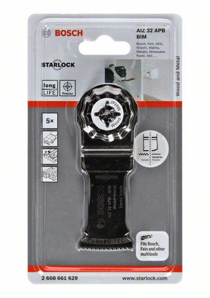 Hoja de sierra de inmersión BOSCH AIZ 32 APB Anchura 32 mm Profundidad de inmersión 50 mm ( 4000908708 )