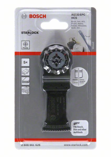 Hoja de sierra de inmersión BOSCH AIZ 32 EPC Anchura 32 mm Profundidad de inmersión 50 mm ( 4000908710 )