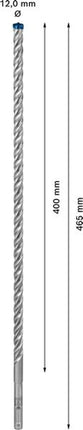 Wiertarka udarowa BOSCH Expert SDS-7X Ø 12,0 mm długość robocza 400 mm długość robocza 465 mm ( 4000909953 )