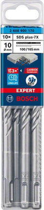 BOSCH hammer drill Expert SDS-7X Ø 10 mm working l.100 mm l.165 mm ( 4000909978 )