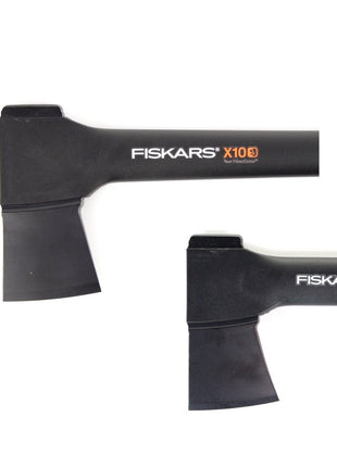 Fiskars Axt Set mit X10 Spaltaxt S 45 cm ( 121443 ) und X7 Spaltaxt XS 35,5 cm ( 121423 ) - Toolbrothers