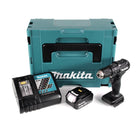 Makita DHP 483 RT1JB Akku Schlagbohrschrauber 18 V 40Nm schwarz im Makpac + 1x 5,0Ah Akku  + Ladegerät - Toolbrothers