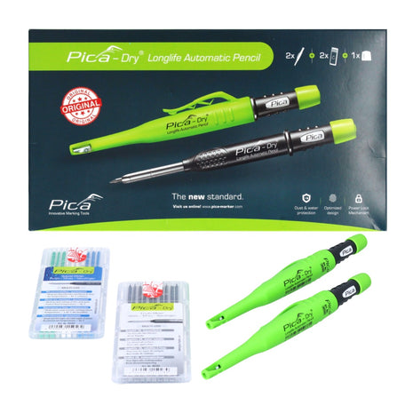 Pica Vorteils Box Dry Value Pack ( 3095 ) 2x Longlife Automatic Pen + 18x Ersatzminen - Toolbrothers