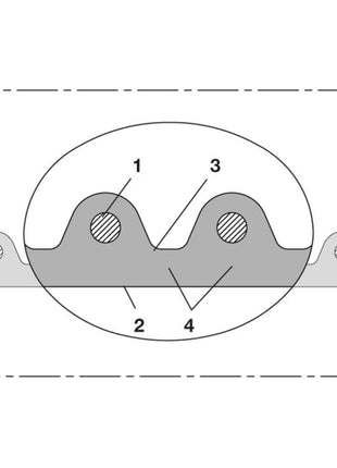 Tubo di aspirazione e mandata NORRES AIRDUC(R) PUR 356 AS Ø interno 32 mm ( 4501400200 )