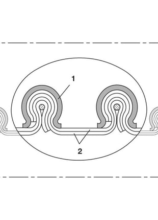 NORRES Tuyau d'aspiration CP HiTex 481 Ø intérieur 100-102 mm ( 4501400482 )