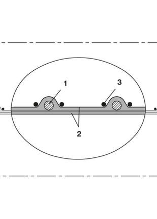 Tubo di aspirazione e soffiaggio NORRES SIL 391 TWO Ø interno 63-65 mm ( 4501400664 )