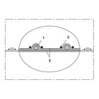 Tubo di aspirazione e soffiaggio NORRES SIL 391 TWO Ø interno 63-65 mm ( 4501400664 )