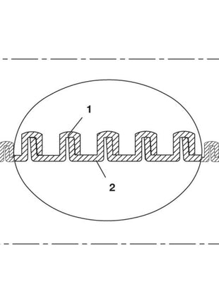 Tubo di aspirazione NORRES EVA 373 Ø interno 32 mm ( 4501400680 )