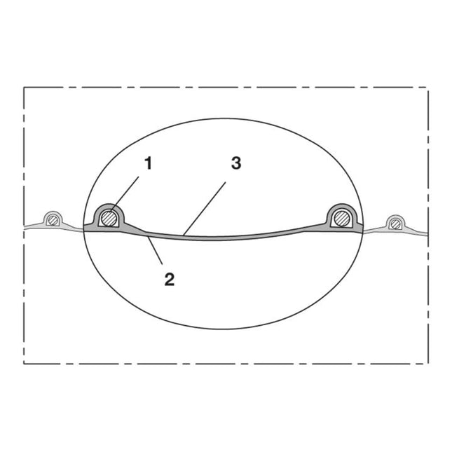 NORRES PROTAPE(R) PUR 301 AS tubo di aspirazione e soffiaggio Ø interno 200-203 mm ( 4501400782 )