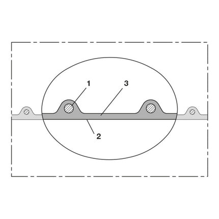 NORRES AIRDUC(R) PUR 351 Manguera de aspiración e impulsión de alimentos Ø interior 44-45 mm Ø exterior 53,00 mm ( 4501402289 )