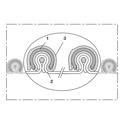 NORRES Tuyau d'échappement CP HYP 450 PROTECT Ø intérieur 150-152 mm ( 4501402762 )