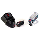 Bosch Akku Lampe GLI 12V-330 DeciLED + 1 x 2,5 Ah Akku + Ladegerät - Toolbrothers