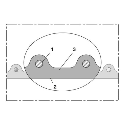 NORRES Absaug- und Förderschlauch AIRDUC® PUR-INOX 355 FOOD-AS Innen-Ø 38 mm Außen-Ø 48,00 mm ( 4502401021 )