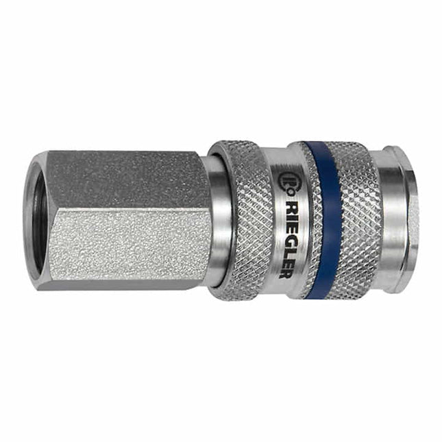 RIEGLER quick-release coupling DN 7.8 female thread steel ( 4588880904 )
