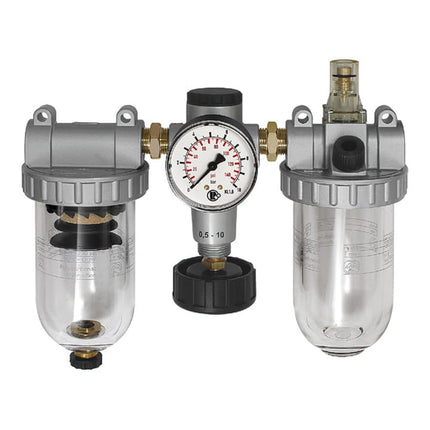 Unidad de mantenimiento RIEGLER rosca estándar 3/8 ″ semiautomática ( 4588882351 )