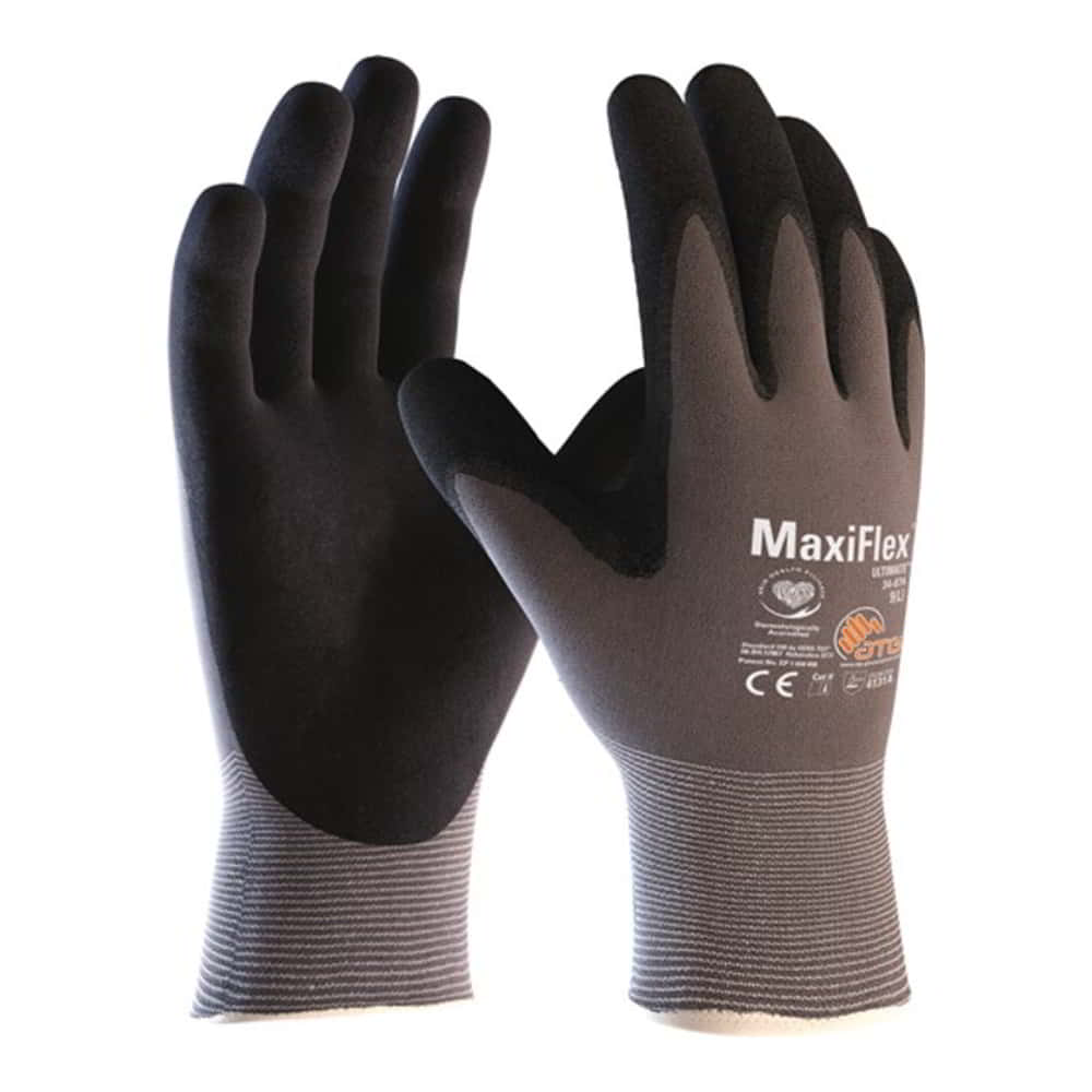 Guantes ATG MaxiFlex(R) Ultimate(TM) 34-874 talla 8 gris/negro ( 4702000181 )