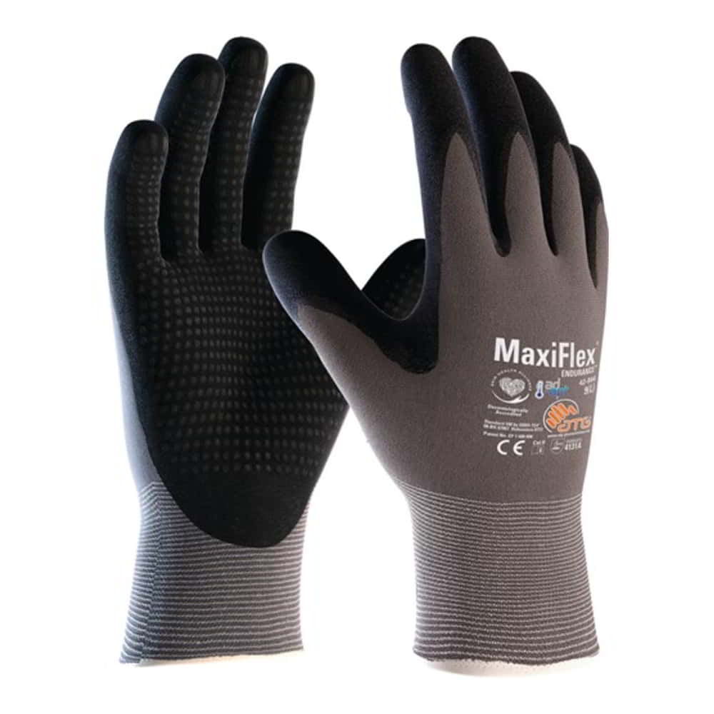 Guantes ATG MaxiFlex Endurance con AD-APT 42-844 talla 9 gris/negro ( 4702000207 )