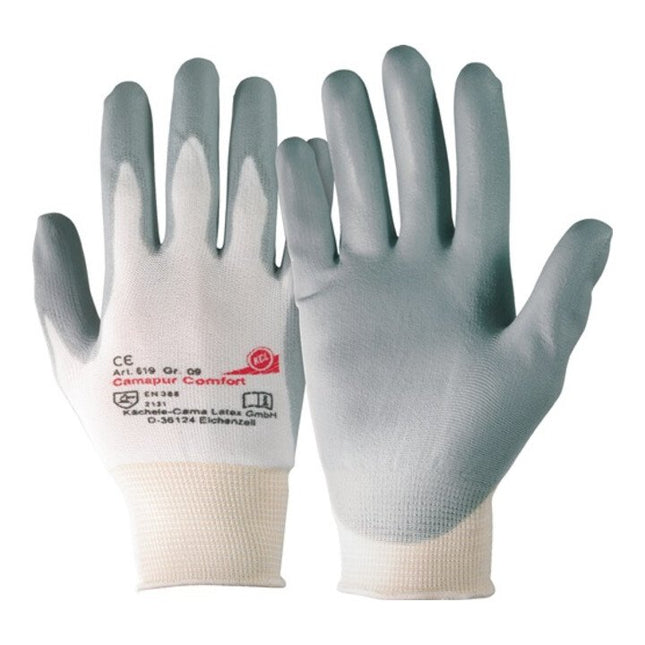 HONEYWELL gloves Camapur Comfort 619 size 9 white/grey ( 4702001108 )
