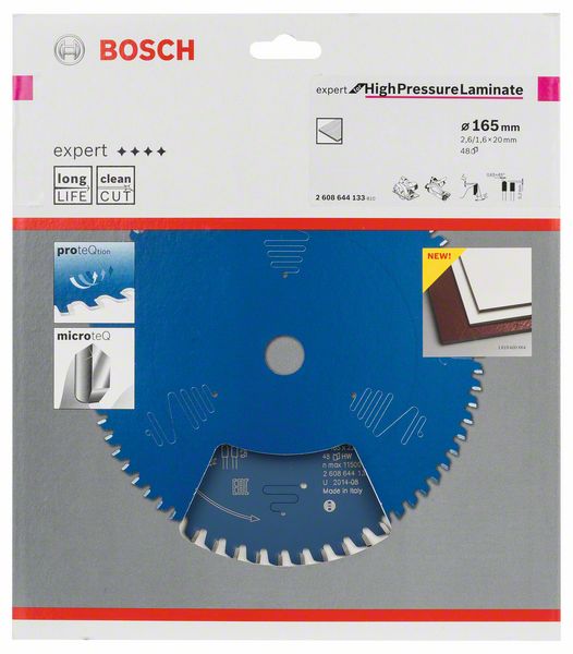 BOSCH Circular saw blade Outer Ø 165 mm Number of teeth 48 HLTCG ( 8000342150 )