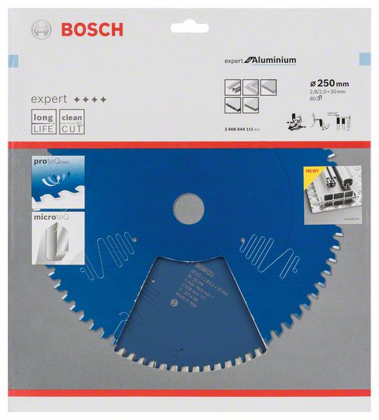 BOSCH circular saw blade Outer Ø 250 mm Number of teeth 80 HLTCG ( 8000342170 )