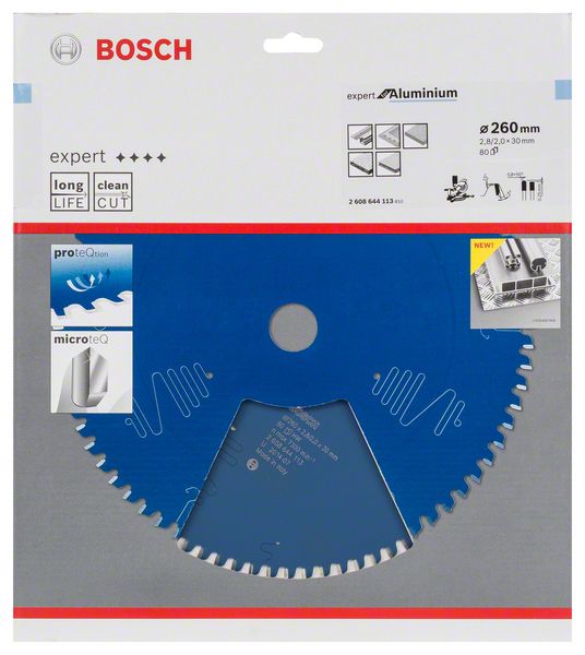 BOSCH circular saw blade Outer Ø 260 mm Number of teeth 80 HLTCG ( 8000342171 )