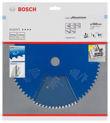 BOSCH Kreissägeblatt Außen-Ø 260 mm Zähnezahl 80 HLTCG ( 8000342171 )