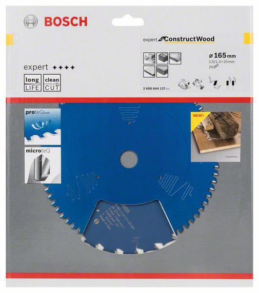 BOSCH Kreissaegeblatt Aussen 165 mm Zaehnezahl 24 WZ 8000342207  1 - toolbrothers