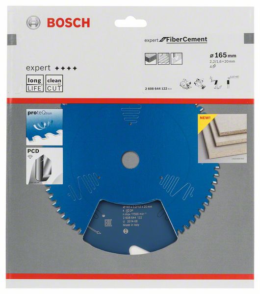 BOSCH Circular saw blade Outer Ø 165 mm Number of teeth 4 TCG ( 8000342214 )