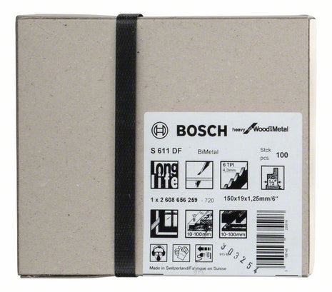 BOSCH Lama per sega circolare S 611 DF Lunghezza 150 mm Larghezza 19 mm ( 8000343747 )