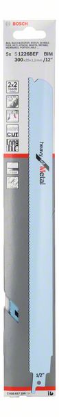 BOSCH Lama per sega circolare S 1226 BEF Lunghezza 300 mm Larghezza 25 mm ( 8000343768 )