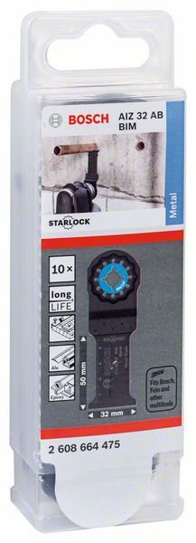 Hoja de sierra de inmersión BOSCH AIZ 32AB Anchura 32 mm Profundidad de inmersión 50 mm ( 8000346230 )