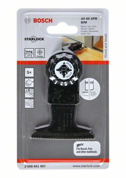 Hoja de sierra de inmersión BOSCH AII 65 APB Anchura 65 mm Profundidad de inmersión 40 mm ( 8000346239 )