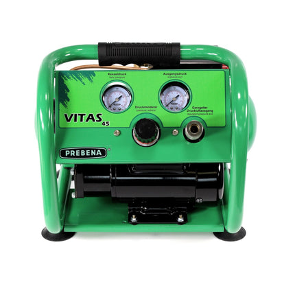 Prebena Komplettpaket 3GP-E40 Druckluftnagler + Kompressor VITAS 45 + 10m Schlauch + 9200x passende Heftklammer Typ E ( 25mm / 32mm ) - Toolbrothers