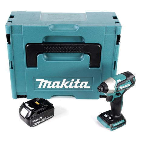 Makita DTD 155 RT1 18 V Brushless Li-Ion Akku Schlag Schrauber im Makpac + 1 x BL1850 5,0 Ah Akku - ohne Ladegerät - Toolbrothers