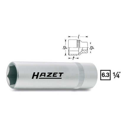 HAZET insert de clé à douille 850LG 1/4″ 6 pans (8000466433)