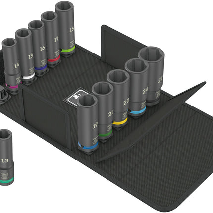 WERA Zestaw kluczy nasadowych 8790 C Głęboki zestaw udarowy 1 11-częściowy 1/2 ″ ( 8000653980 )