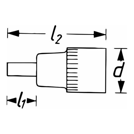 HAZET socket 986SL 1/2 ″ hexagon socket ( 8000753807 )