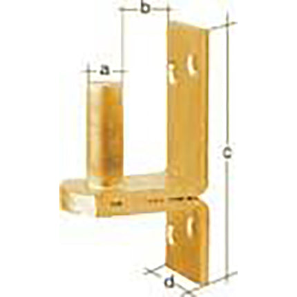 Abrazadera GAH DII sobre placa 16x28mm ( 8001795314 )