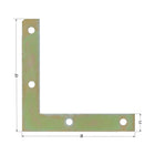 GAH angolo per mobili lunghezza 100 x 100 mm larghezza 15 mm spessore 1,5 mm ( 8002379803 )