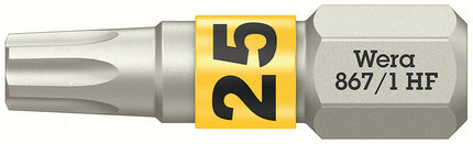WERA Bit 867 TORX(R) HF 1/4 ″ TX 25 Length 25 mm ( 8002899413 )