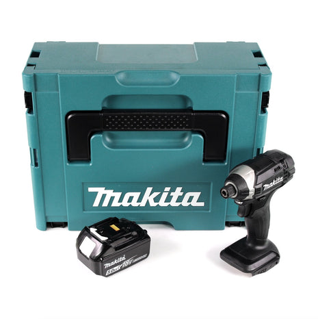 Makita DTD 152 RT1 B 18 V Li-Ion Akku Schlagschrauber Sonderausgabe in schwarz im Makpac + 1 x BL 1850 5,0 Ah Akku - Toolbrothers