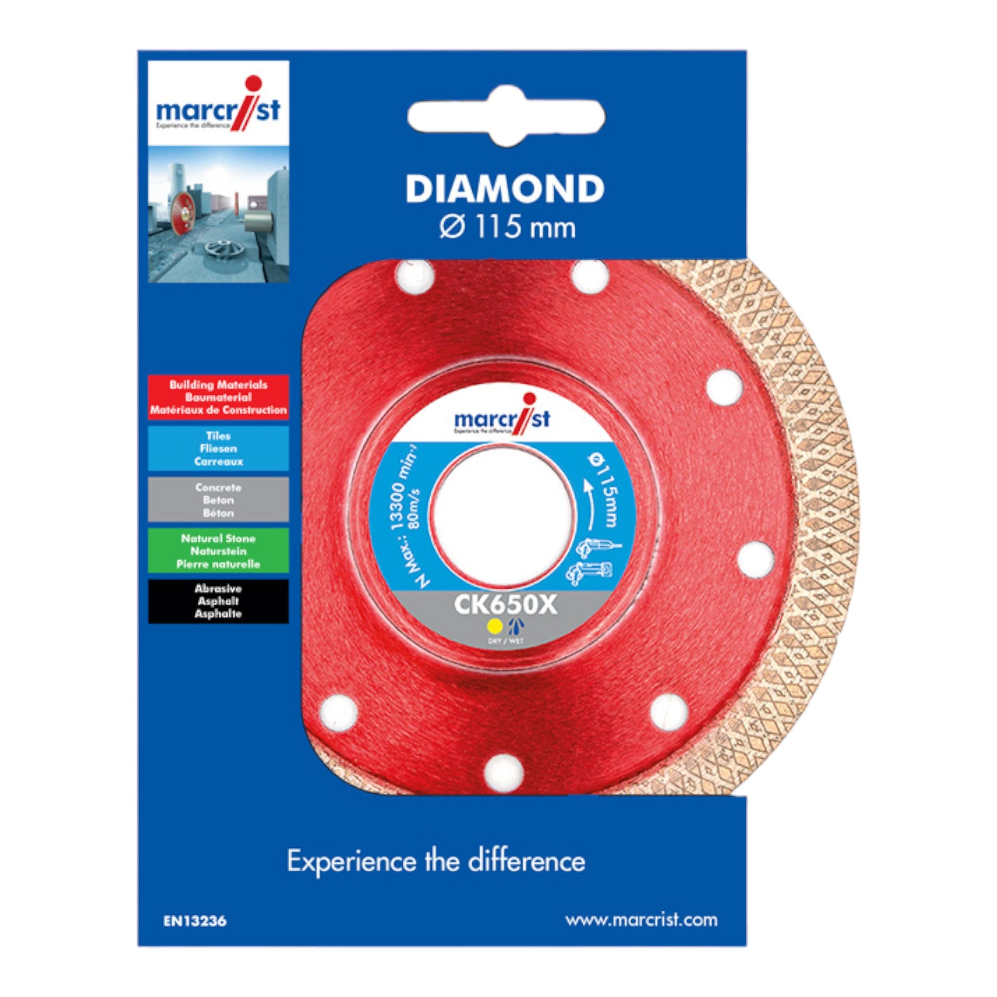 Marcrist FZ850 Outdoor Keramik Diamantrennscheibe 230 x 22 2 mm 1843 0230 22  1 - toolbrothers