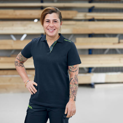 Festool POL-LAD-FT1-XS Poloshirt dunkelblau Damen ( 577295 )