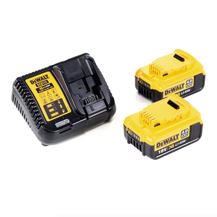 Dewalt DCM 561 PBS 18 V Brushless Li-Ion Akku Rasentrimmer mit geteilter Welle + 2x DCB 182 18V - 4 Ah Li-Ion Akku + DCB 113 Ladegerät - Toolbrothers
