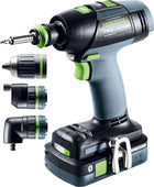 Festool Taladro atornillador a batería T 18+3 HPC 4.0 I-Set (577609)